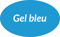 badge gel bleu